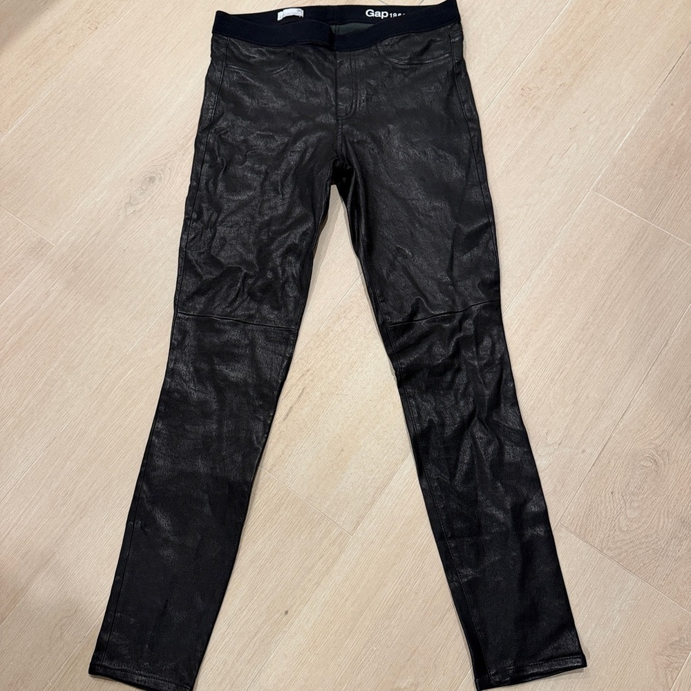 Gap Black Faux Leather Leggings - Sleek Women’s Jeans